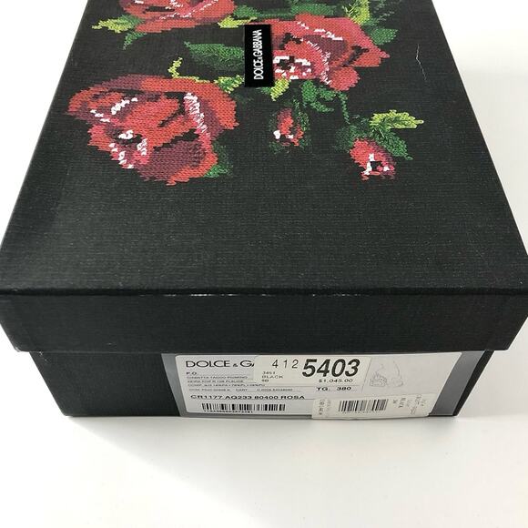 Dolce & Gabbana Pink Quilted Nylon DG Heel Slip On Puffy Mule Sandals 38 - Picture 10 of 10